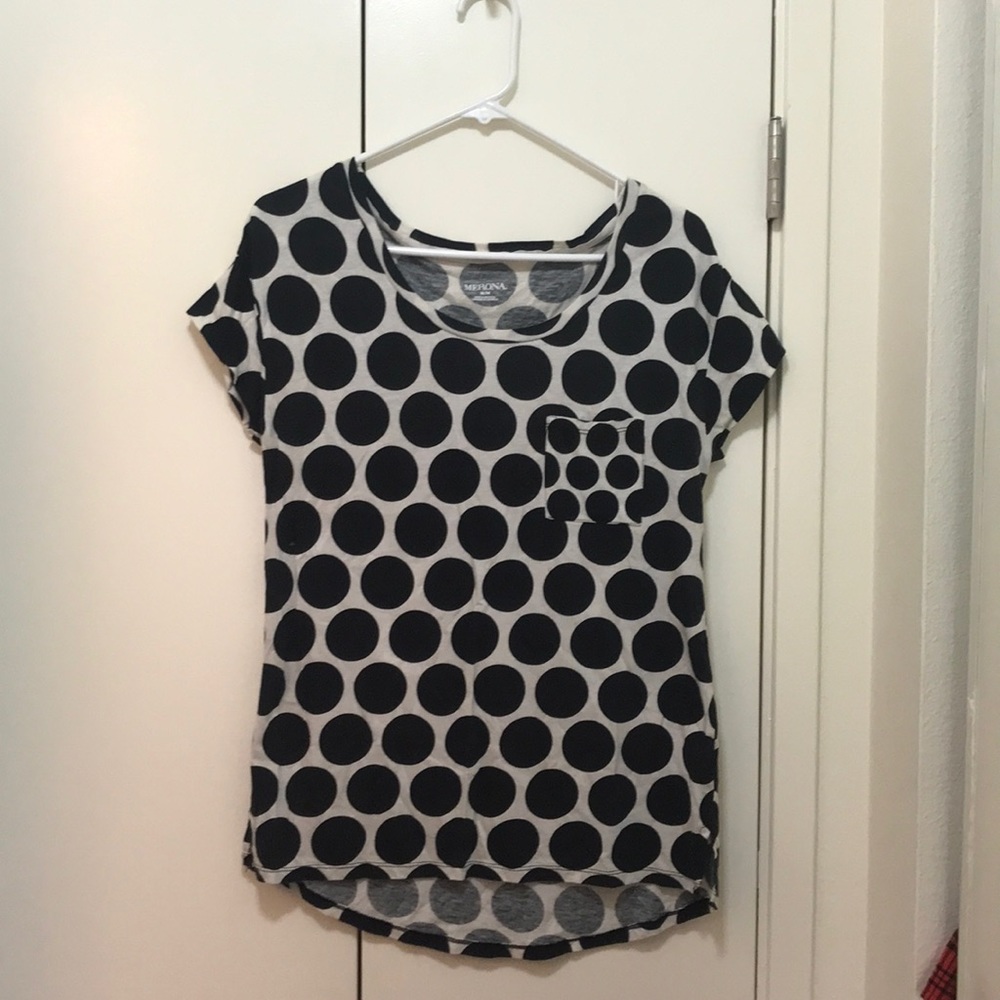 Polka Dot Tee Size M